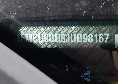 2018 Ford Escape Se z USA, uszkodzony, nr VIN 1FMCU9GD8JUB98167